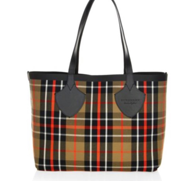 Burberry Handbags - Burberry Reversible Tartan Tote